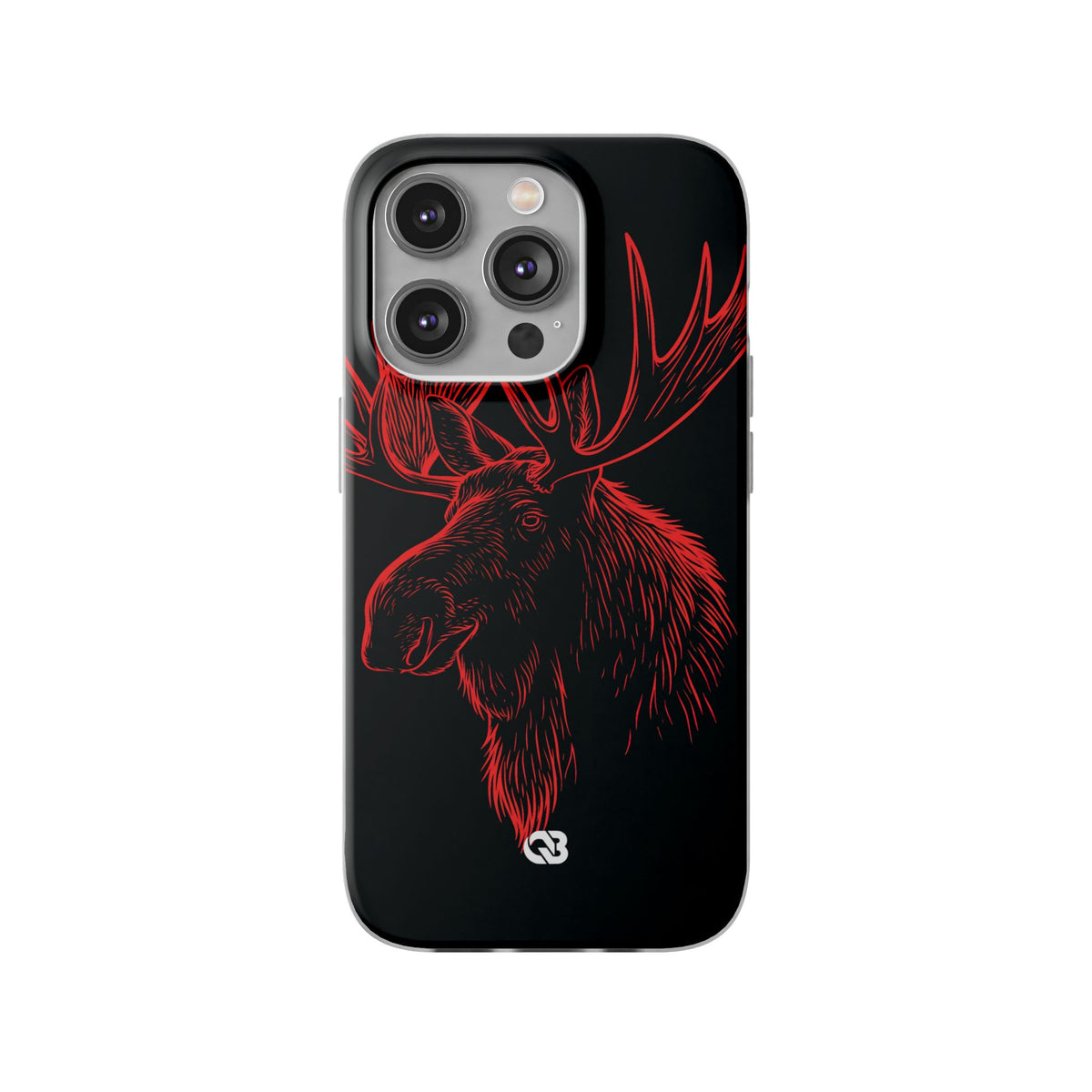 Nordic Elk · Lite Phone Case for iPhone ·  Black