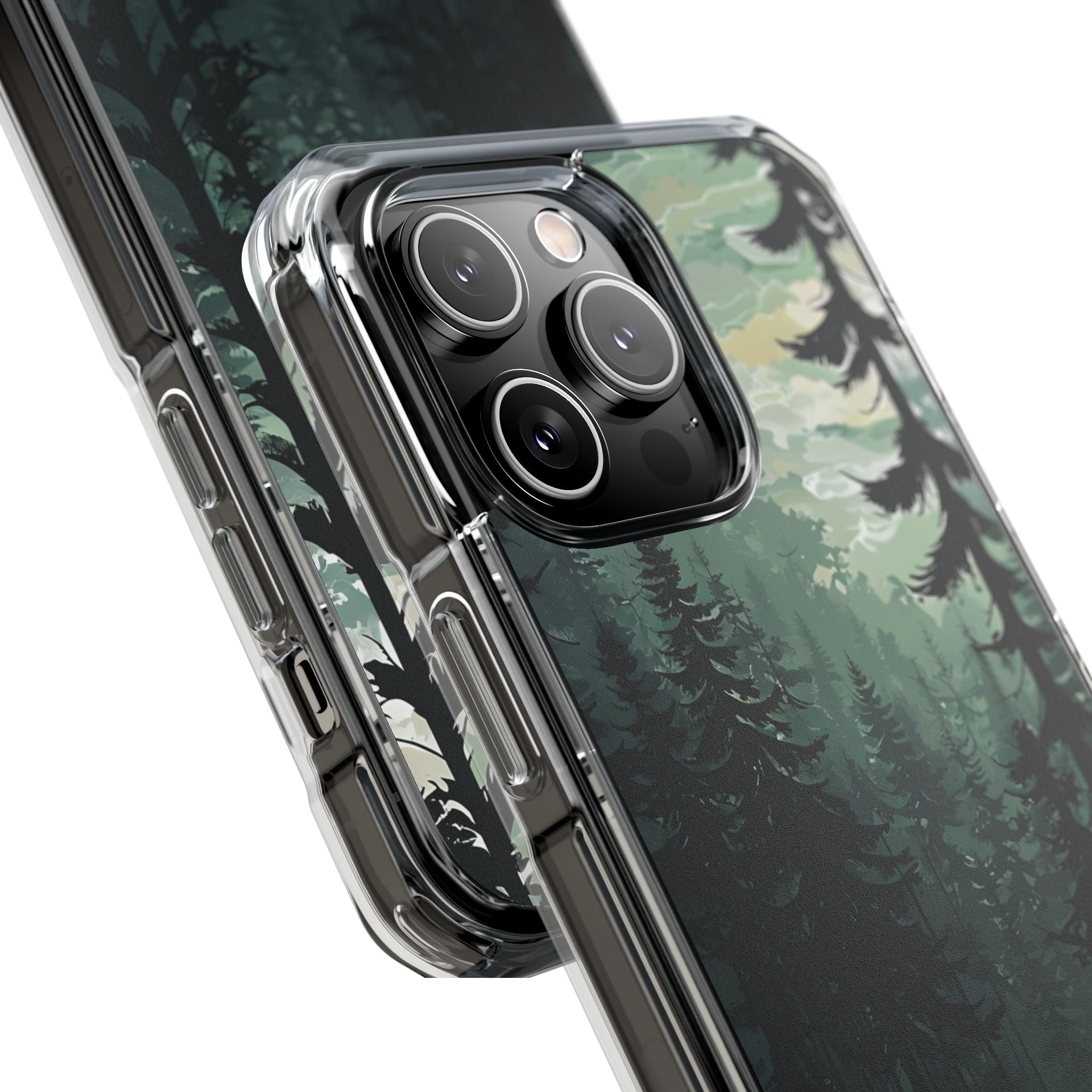 Misty Pine Shadow · Impact Phone Case for iPhone · Magsafe