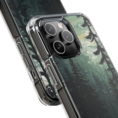 Misty Pine Shadow · Impact Phone Case for iPhone · Magsafe