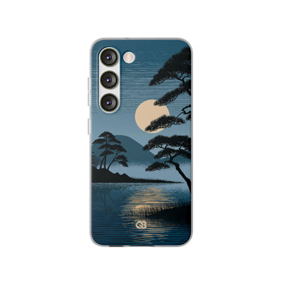 Blue Lite Phone Case for Samsung - Midnight Kyoto Pine