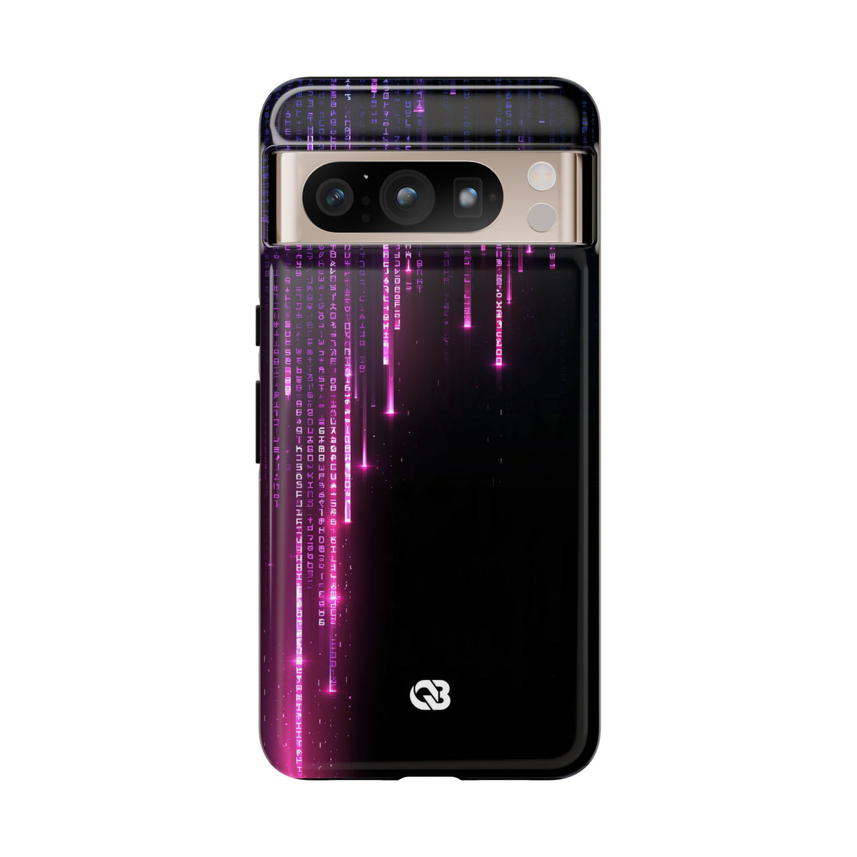 Binary Cascade · Tough Phone Case for Pixel ·  Black
