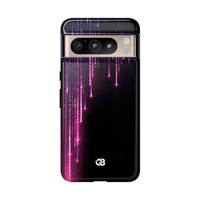 Binary Cascade · Tough Phone Case for Pixel ·  Black