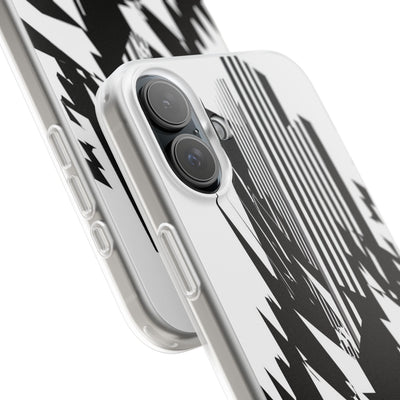 White Lite Phone Case for iPhone - Shattered Vector Spire