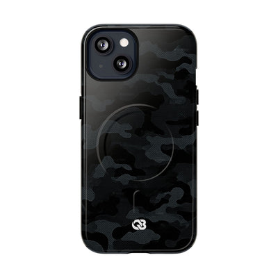 Blackout Urban Camo · Tough 2.0 Magnetic Phone Case for iPhone · Black