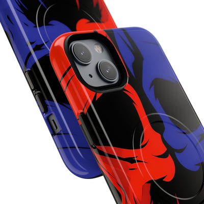 Crimson Cobalt Skulls · Tough+ Phone Case for iPhone · Magsafe