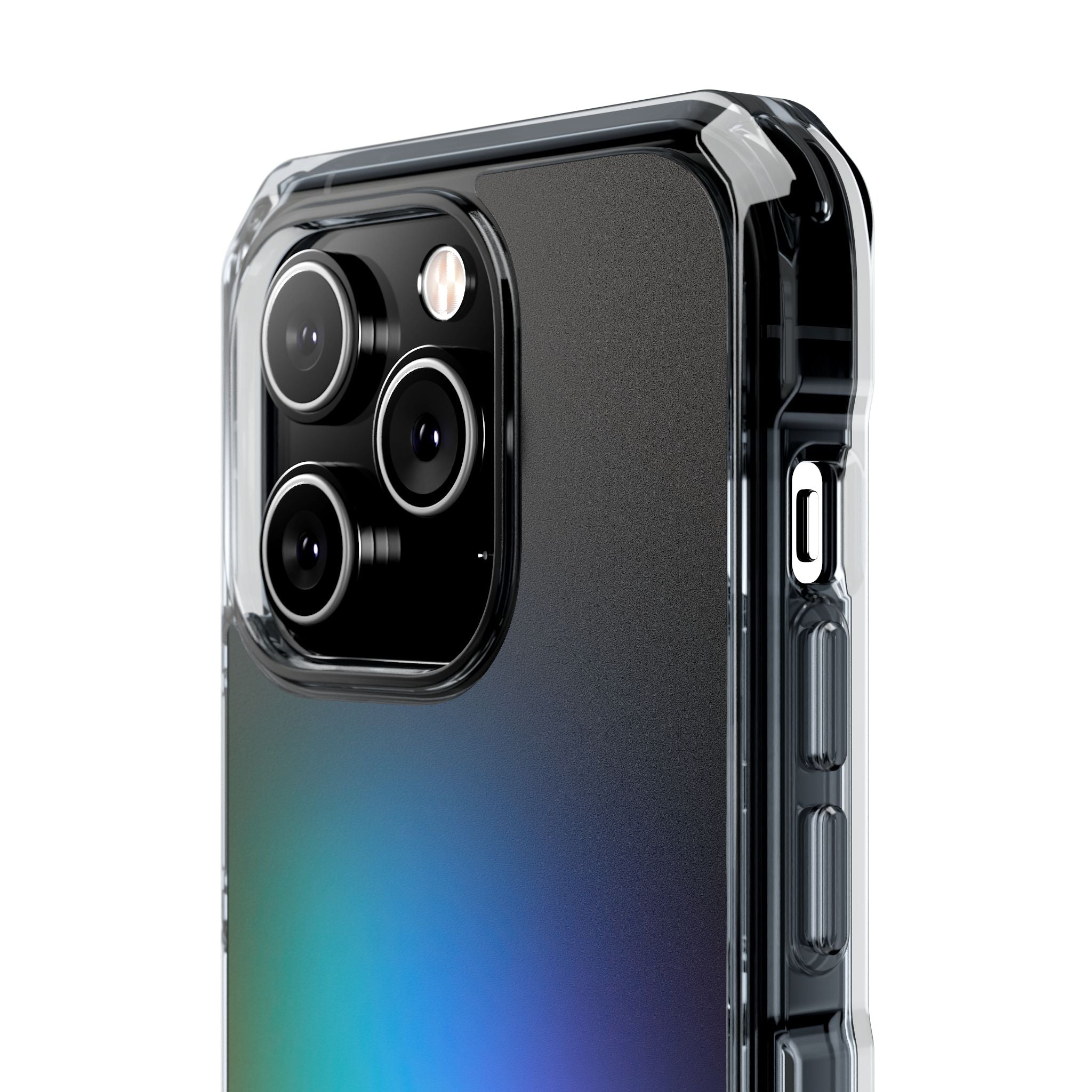 Black Impact MagSafe Phone Case for iPhone - Electric Prism Grain