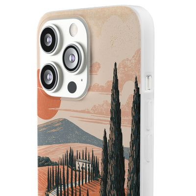 Tuscan Cypress Horizon · Lite Phone Case for iPhone ·  Orange