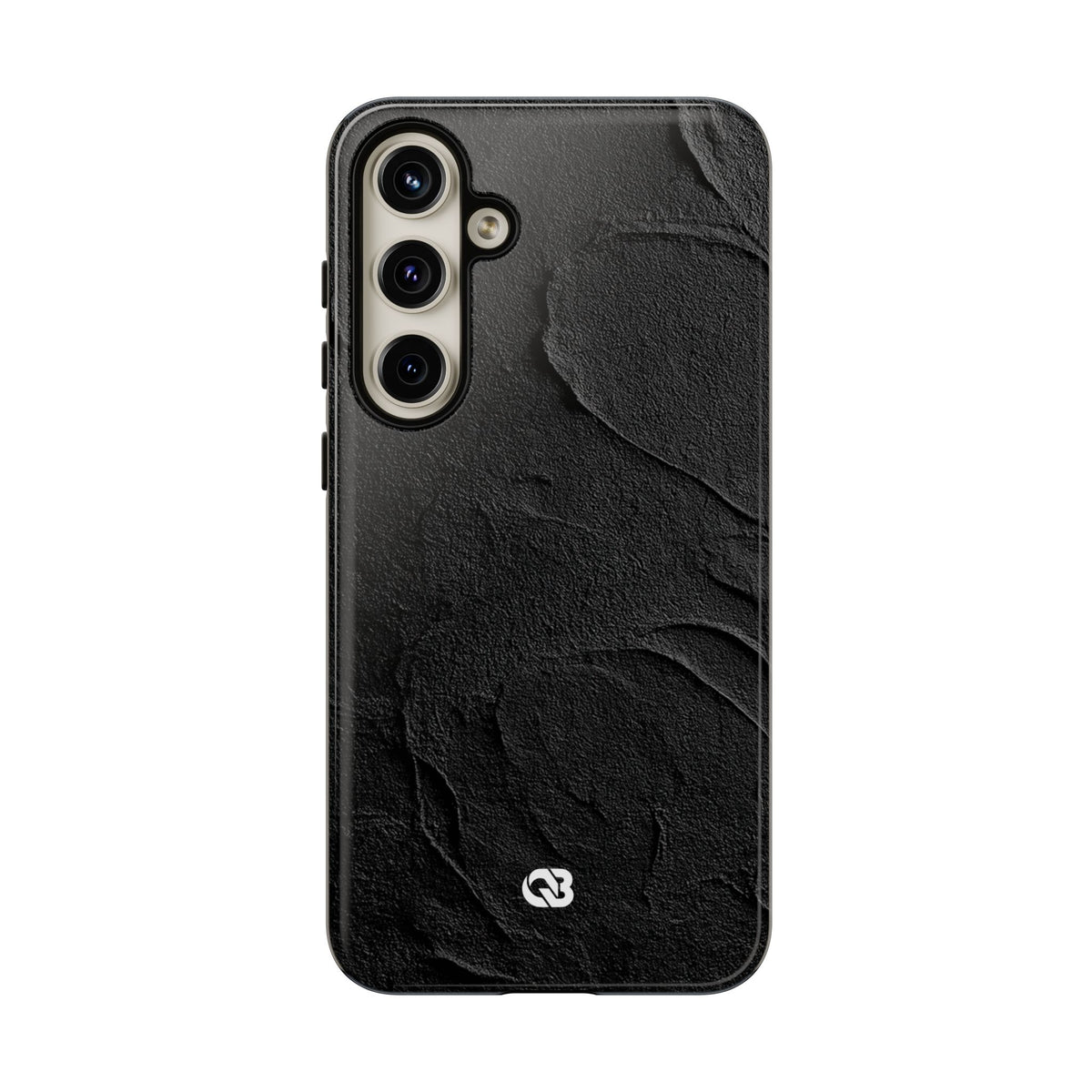 Obsidian Stucco Relief · Tough Phone Case for Samsung · Black