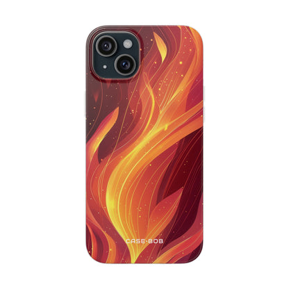Flaming Flow iPhone 15 Plus Case - Soft