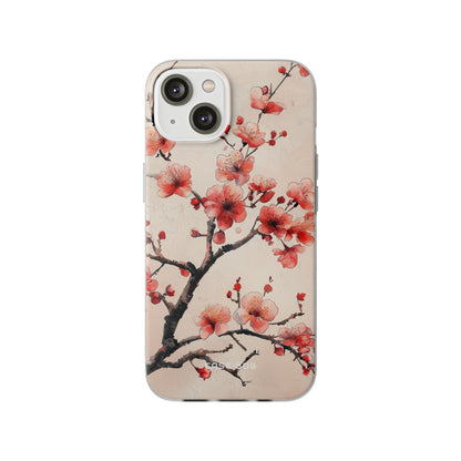 Blossom Shadow iPhone 14 Case - Soft