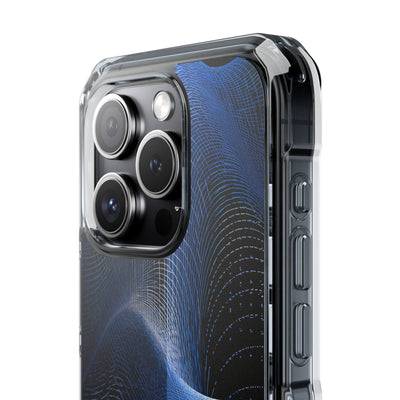 Blue Impact MagSafe Phone Case for iPhone - Electric Blue Flux