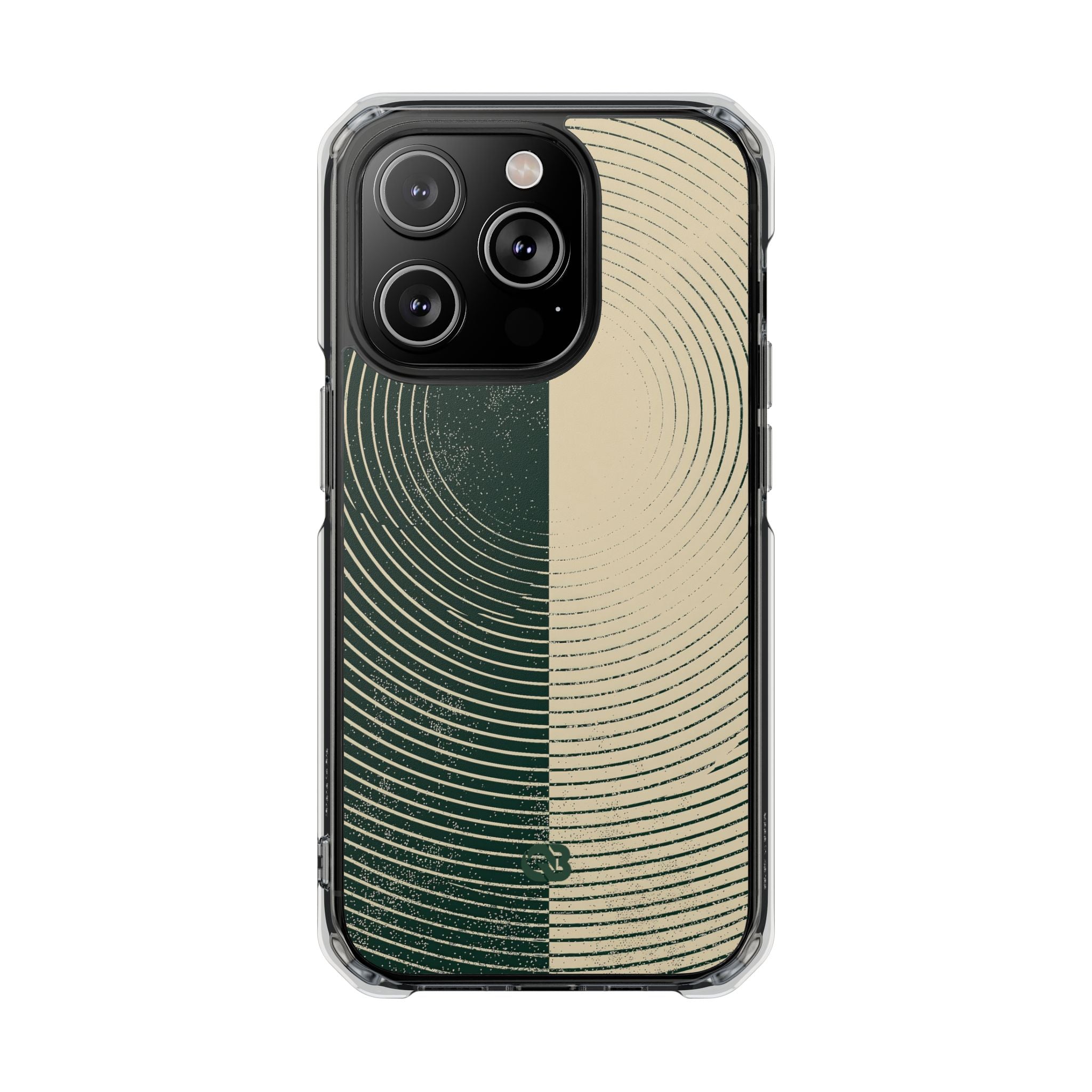 Green Impact MagSafe Phone Case for iPhone - Evergreen Split Grain