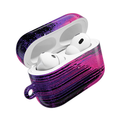 Neon Signal Shift · Hard Case for AirPods & AirPods Pro · Purple