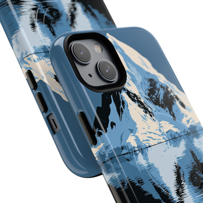 Blue Tough 2.0 Magsafe Phone Case for iPhone - Arctic Summit Mirror