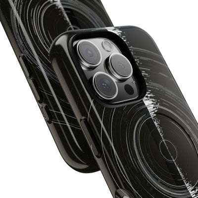 Black Tough 2.0 Magsafe Phone Case for iPhone - Obsidian Orbital Signal