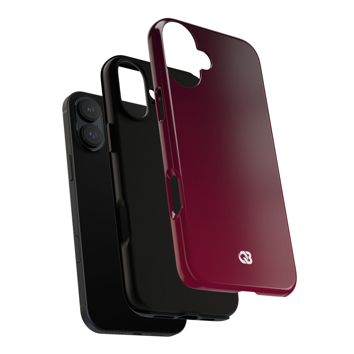Bordeaux Spectrum · Tough Phone Case for iPhone · Red