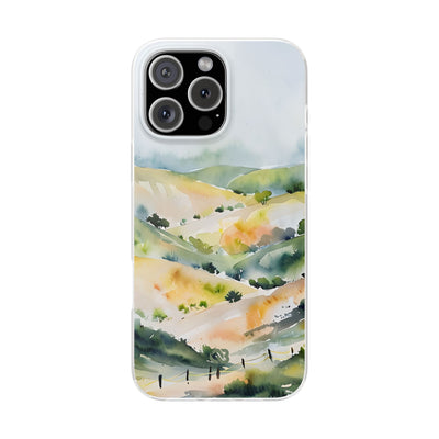 Sage Rolling Hills · Soft Phone Case for iPhone