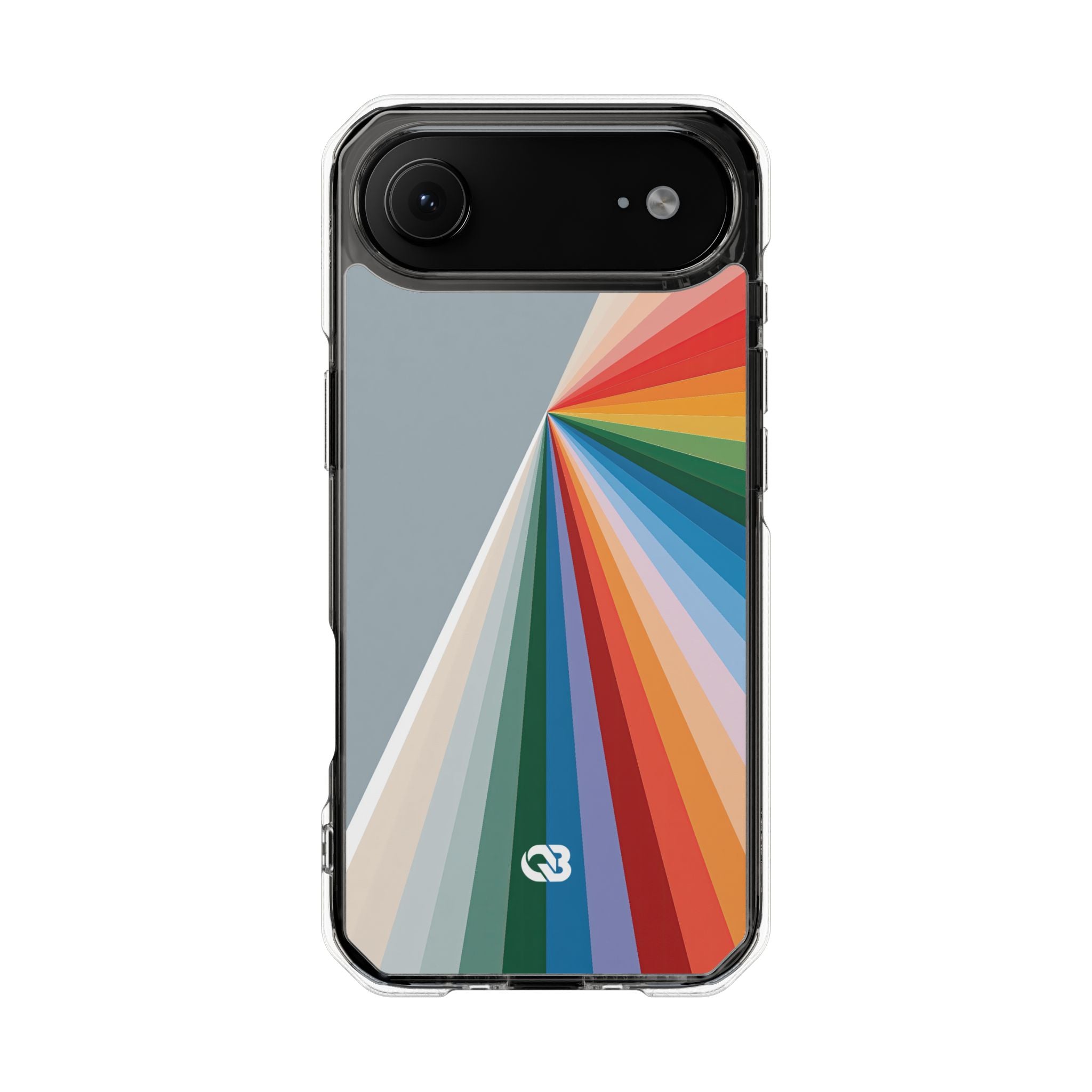 Grey Impact MagSafe Phone Case for iPhone - Slate Prism Burst