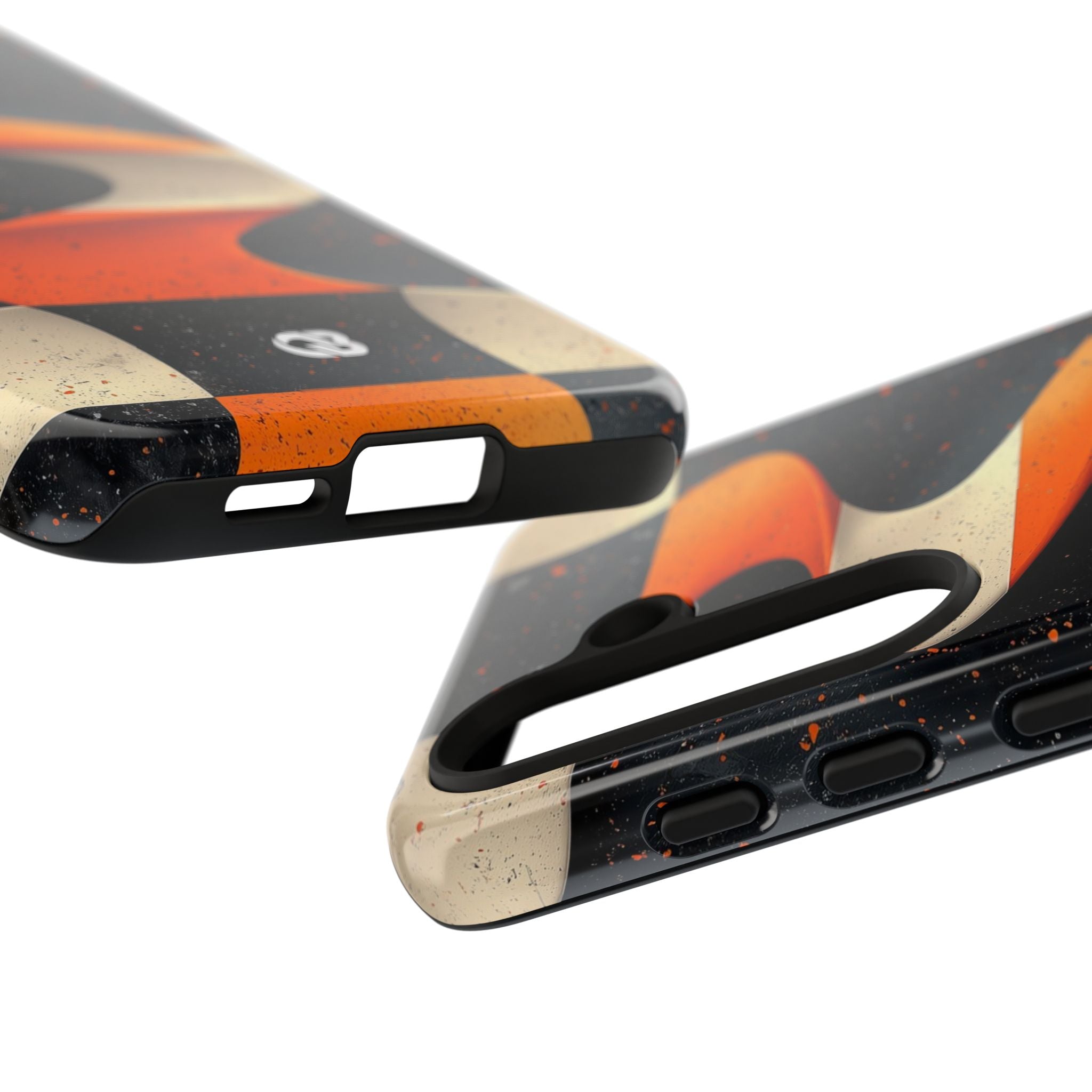 Orange Grit Twist · Tough Phone Case for Samsung