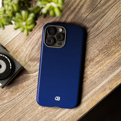 Blue Tough Phone Case for iPhone - Midnight Cobalt Fade