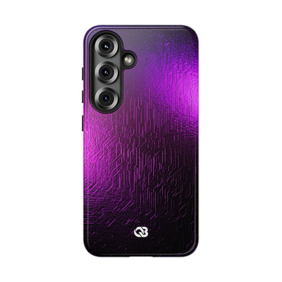 Violet Cyber Circuit · Tough Phone Case for Samsung · Purple