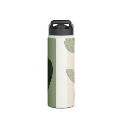 Layered Eucalyptus Study · Insulated Water Bottle · Green