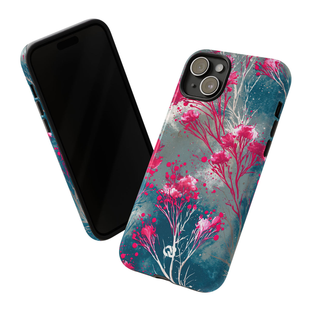 Cyber Blossom · Tough Phone Case for iPhone · Teal