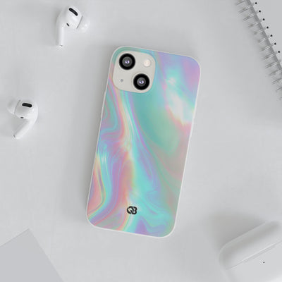 Prismatic Liquid Light · Lite Phone Case for iPhone ·  Teal