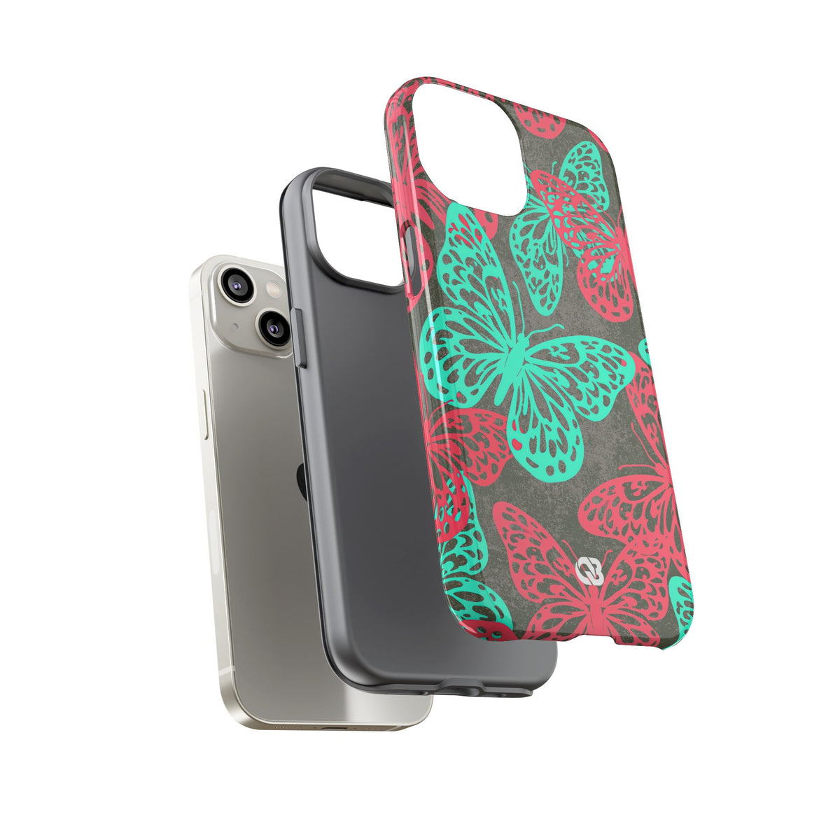 Electric Papillon · Tough Phone Case for iPhone · Pink