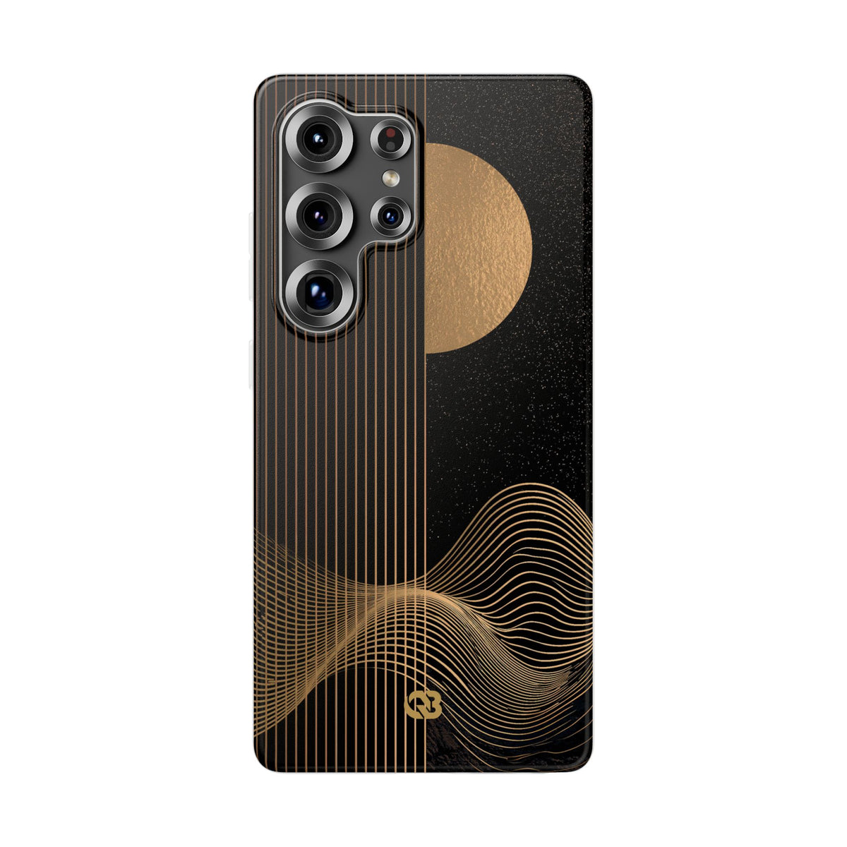 Lunar Topo Horizon · Lite Phone Case for Samsung · Black