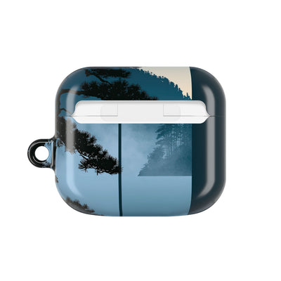 Misty Pine Horizon · Hard Case for AirPods & AirPods Pro · Teal