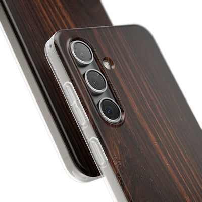 Brown Lite Phone Case for Samsung - Burnished Mahogany Grain