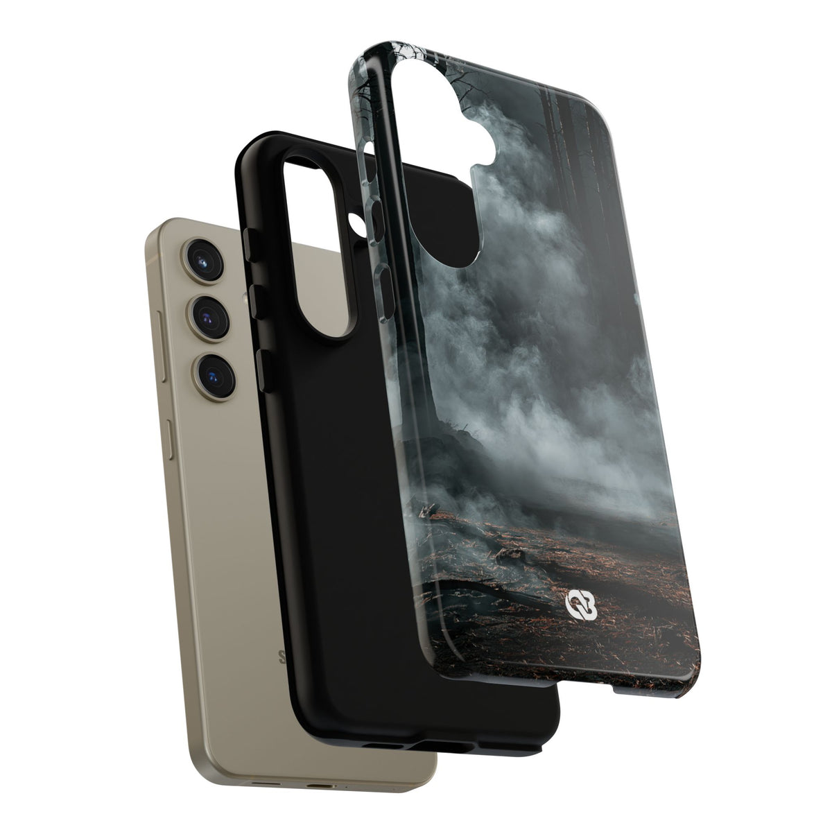 Shadowed Pine Mist · Tough Phone Case for Samsung · Black