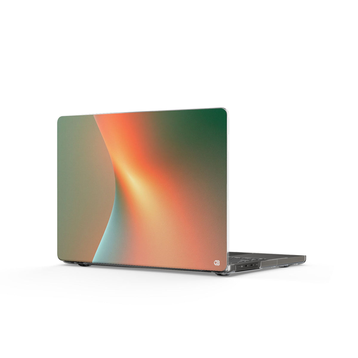 Radiant Contour · Clear Hard Case for MacBook · Orange