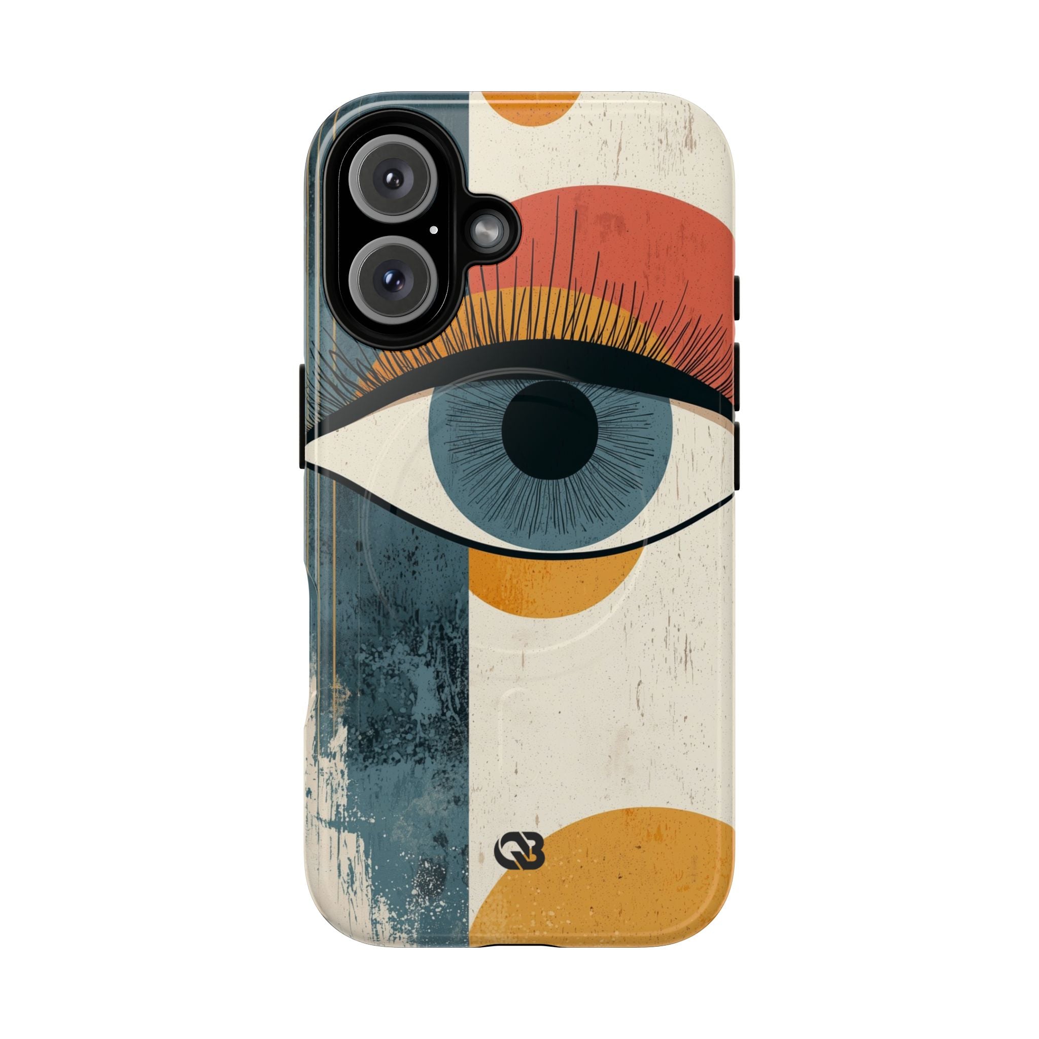 Distressed Azure Ocular · Tough+ Phone Case for iPhone · Magsafe