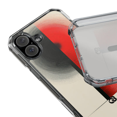Red Impact MagSafe Phone Case for iPhone - Split Signal Red