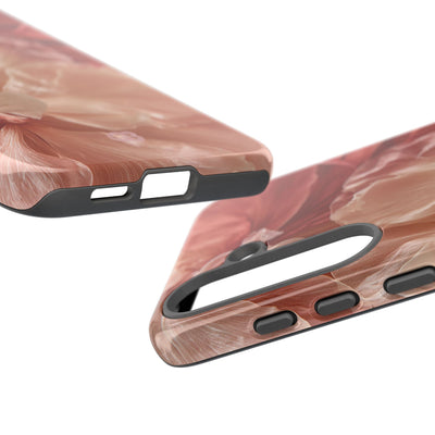 Blush Silk Bloom · Tough Phone Case for Samsung · Pink