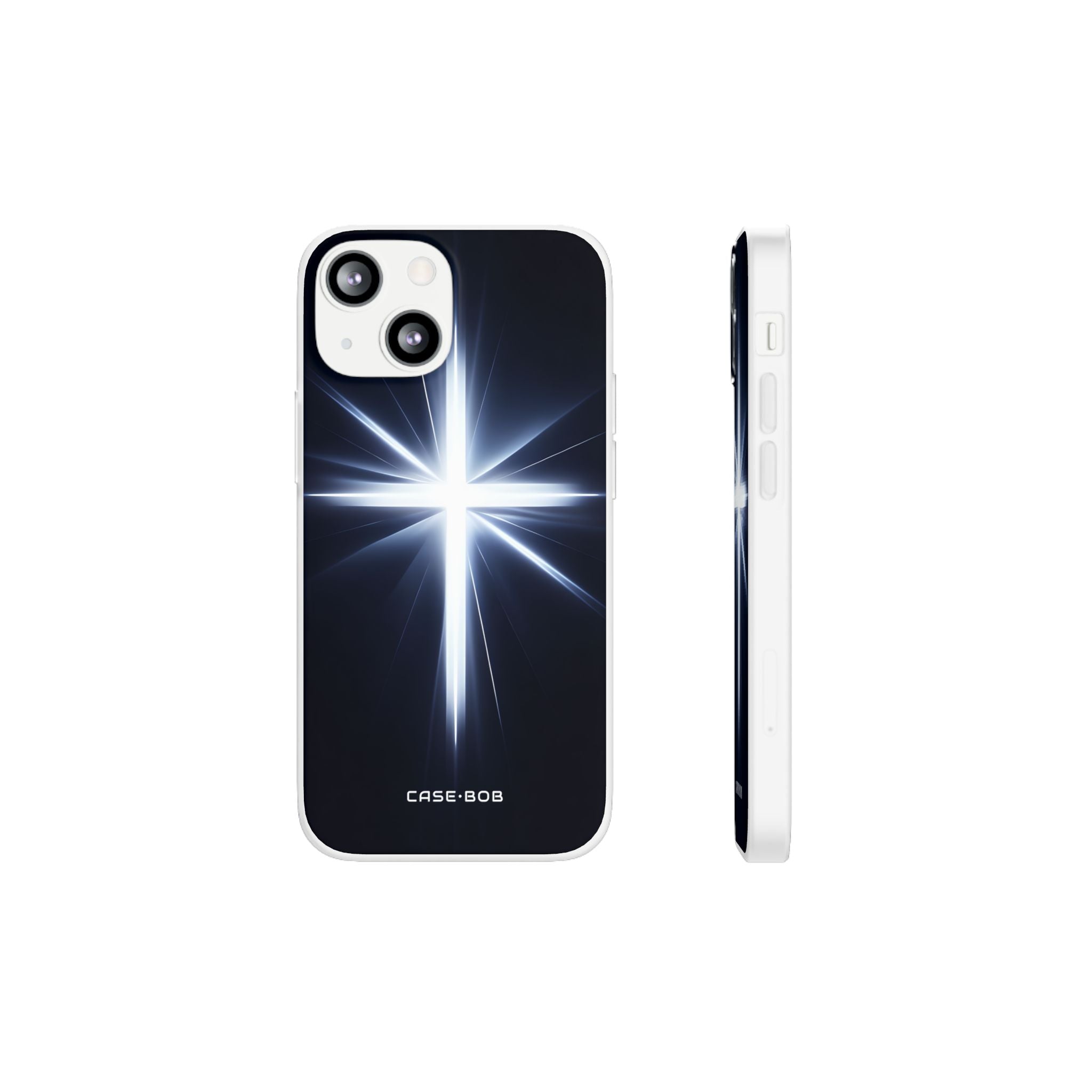 Glowing Crossburst iPhone 13 mini Case - Soft