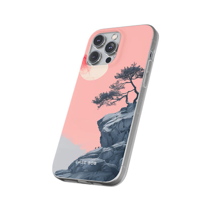 Crimson Moon Tree iPhone 14 Pro Max Case - Soft