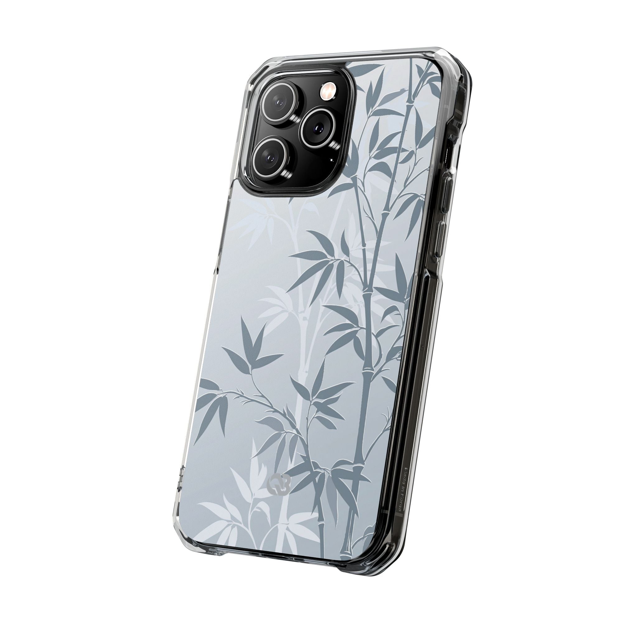 Blue Impact MagSafe Phone Case for iPhone - Slate Bamboo Shadow