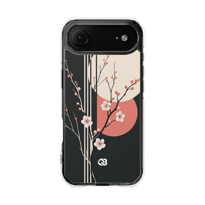 Nocturne Sakura Branch · Clear Impact Magnetic Phone Case for iPhone ·  Black