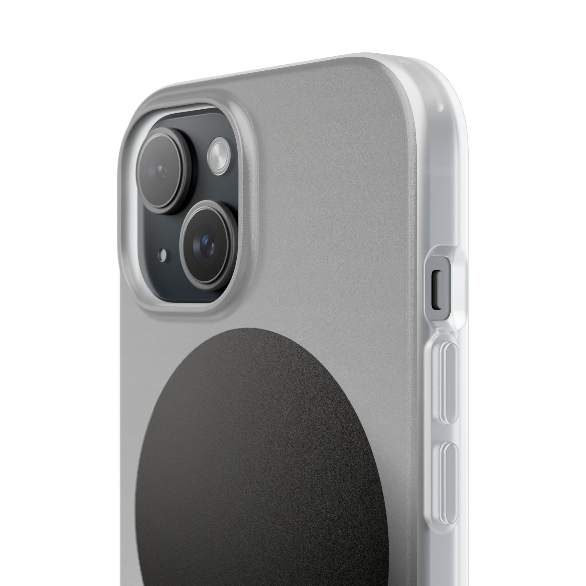 Grey Lite Phone Case for iPhone - Matte Onyx Sphere