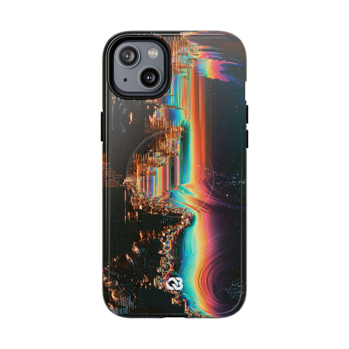 Prismatic Circuit · Tough 2.0 Magnetic Phone Case for iPhone · Black