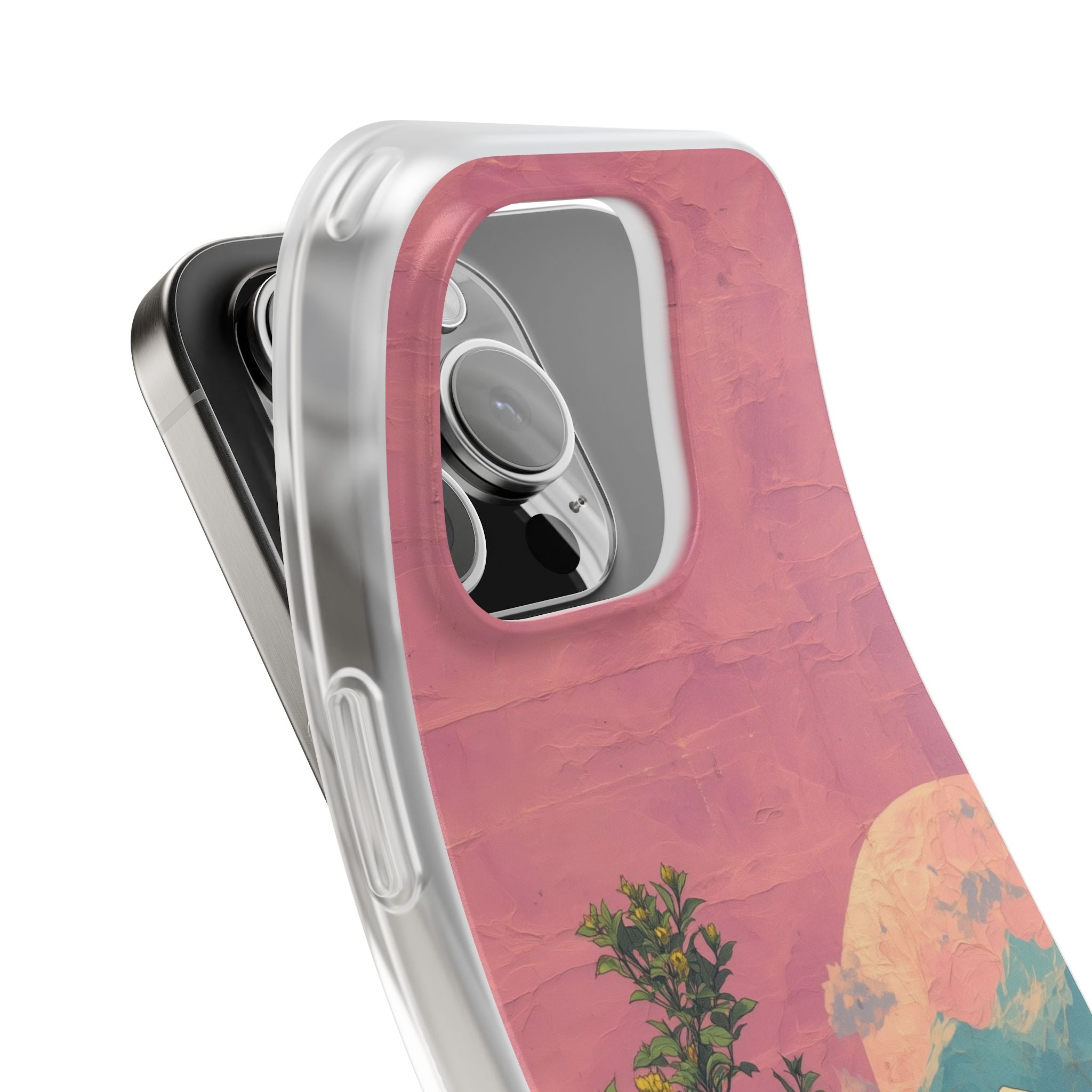 Lunar Pastel Bloom · Soft Phone Case for iPhone