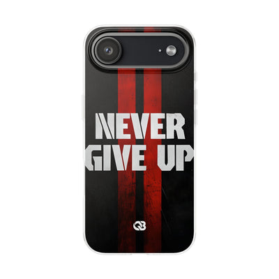 Crimson Grit Resolve · Soft Custodia per iPhone