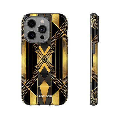 Golden Diamond Radiance iPhone 14 Pro Case - Tough