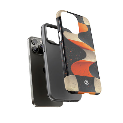 Orange Grit Twist · Tough Phone Case for iPhone