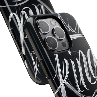 Noir Crown Script · Tough+ Magsafe