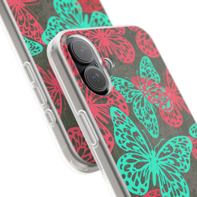 Electric Papillon · Lite Phone Case for iPhone ·  Pink