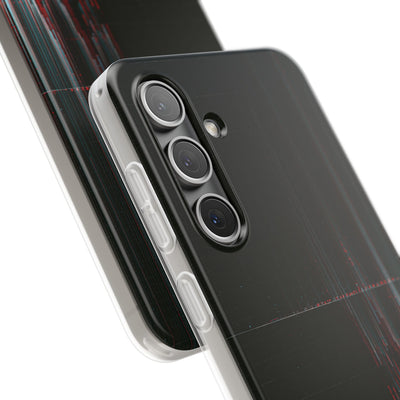 Black Lite Phone Case for Samsung - Corrupted Data Stream
